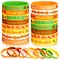 24Pcs Thanksgiving Silicone Bracelets Rubber Wristbands Fall Party Favors for Kids Decorations for Autumn Thanksgiving Party Kids Stuffers Filler Accessories Gifts Supplies